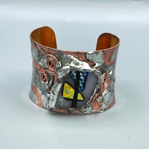 Copper and Multicolored Glass